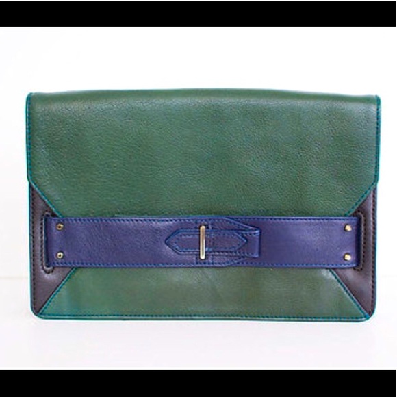 Derek Lam Crosby 10 colorblock clutch shoulder bag - Picture 1 of 6